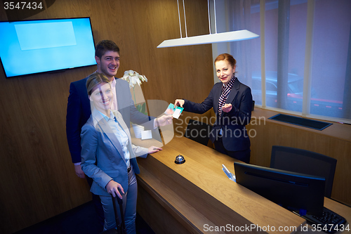 Image of Couple on a business trip