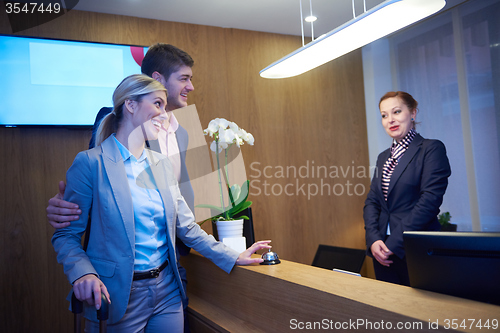 Image of Couple on a business trip