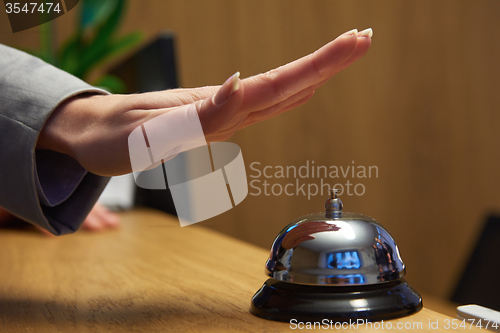 Image of hotel reception bell