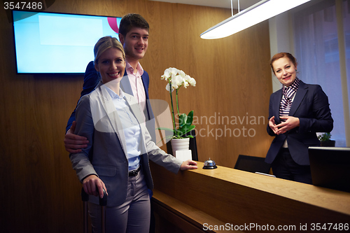 Image of Couple on a business trip