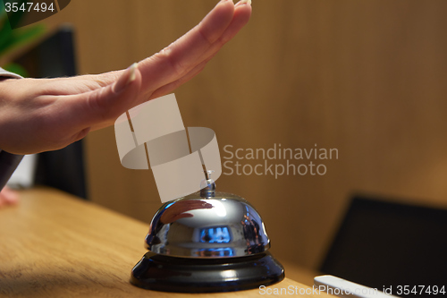 Image of hotel reception bell