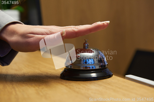 Image of hotel reception bell