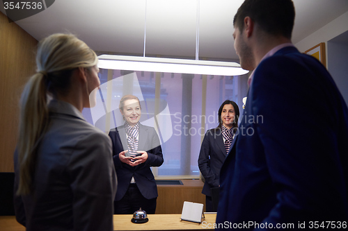 Image of Couple on a business trip