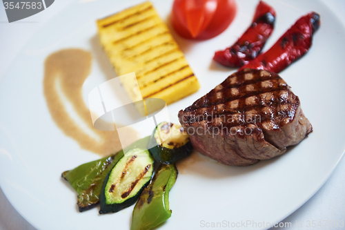 Image of tasty steak