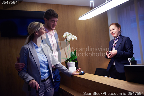 Image of Couple on a business trip