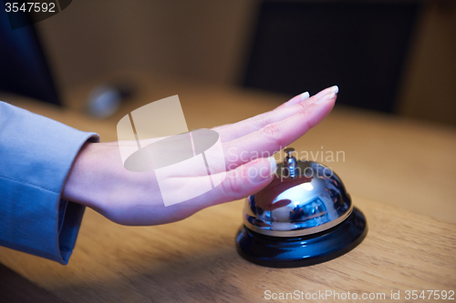 Image of hotel reception bell