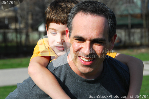 Image of Father son family