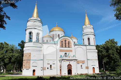 Image of Spaso-Preobrazhenska church in Chernihiv town