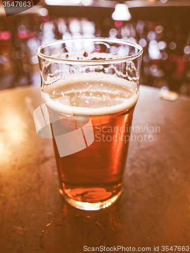 Image of Retro looking Ale beer