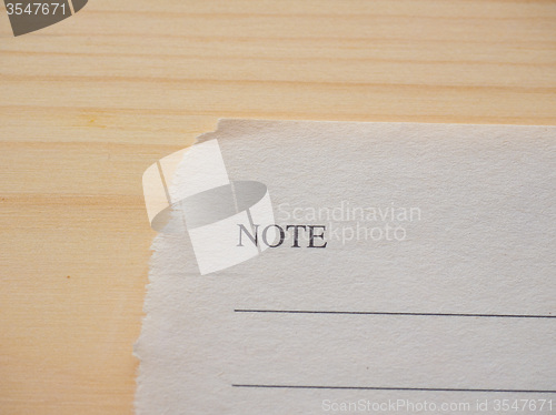 Image of Blank note book page