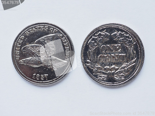 Image of Old US 1 cent coin