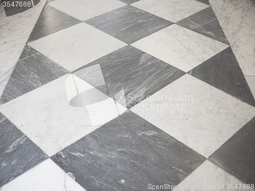 Image of Checkered floor