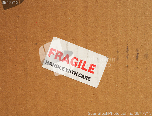 Image of Fragile sign