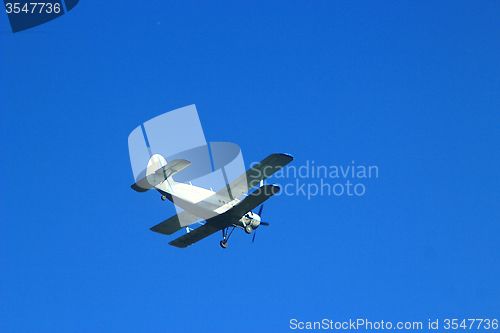 Image of Antonov An-2 in the blue sky