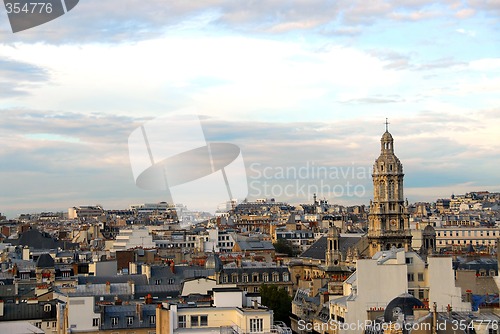 Image of Paris rooftops