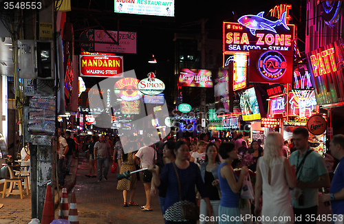 Image of Nightlife on street in thailand