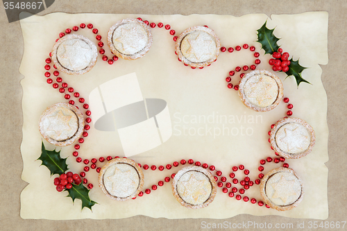 Image of Christmas Mince Pie Border