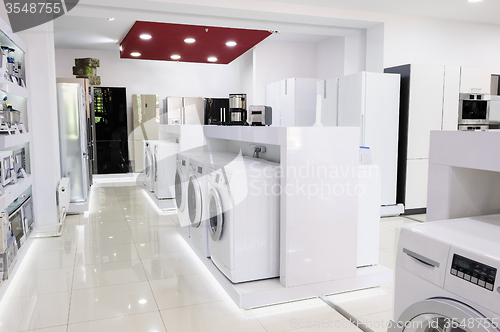 Image of Home appliance in the store