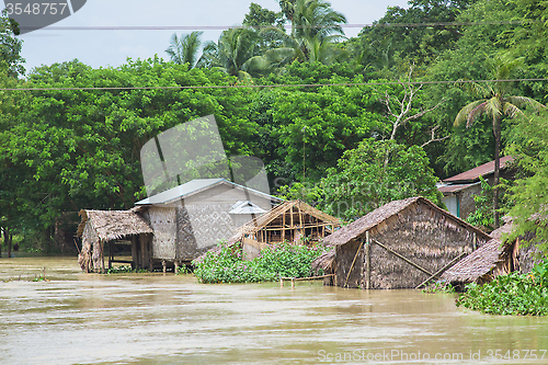 Image of Monsoon flooding in Myanmar 2015