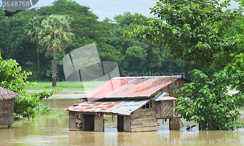 Image of Monsoon flooding in Myanmar 2015