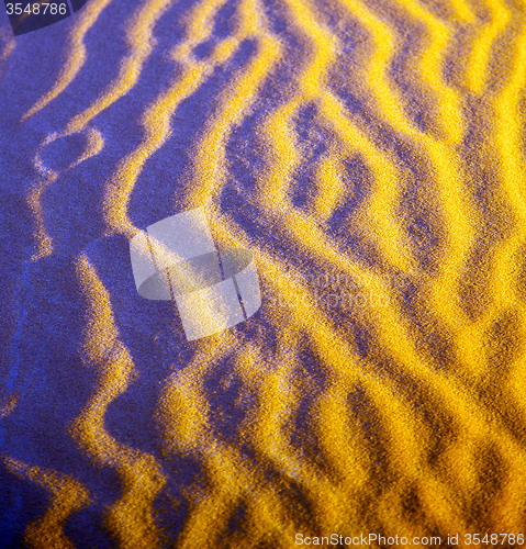 Image of the brown sand dune in the sahara morocco desert 