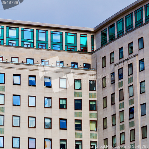 Image of windows in the city of london home and office   skyscraper  buil