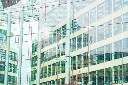 Image of windows in the city of london home and office   skyscraper  buil