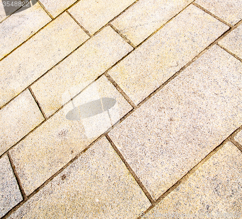 Image of  cracked  step   brick in  italy old wall and texture material t