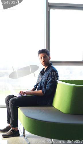 Image of student working on laptop