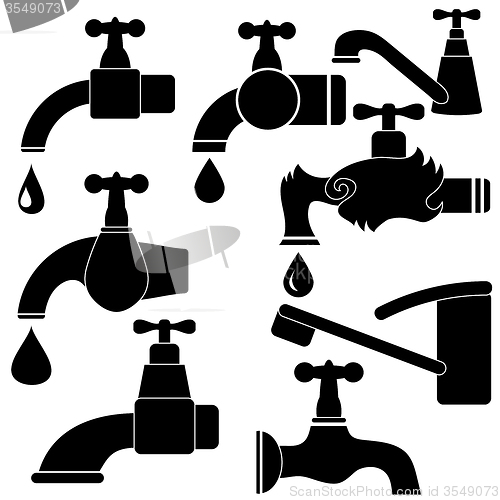Image of Water Taps and Drops
