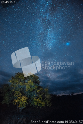 Image of Night stars sky