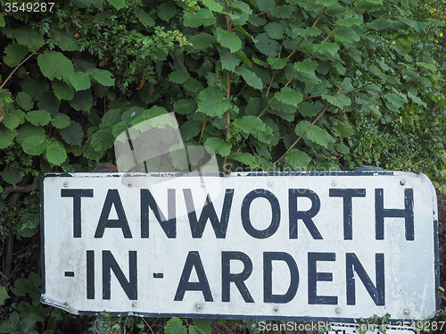 Image of Tanworth in Arden sign