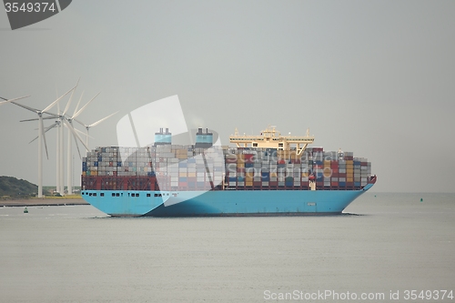 Image of Huge Container Ship