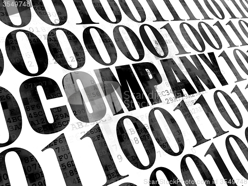 Image of Finance concept: Company on Digital background