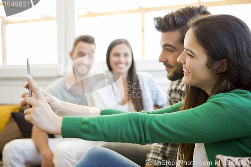 Image of Friends meeting at the coffee shop