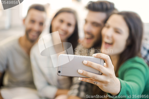 Image of A selfie with friends