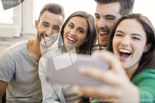 Image of A selfie with friends