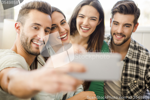 Image of A selfie with friends