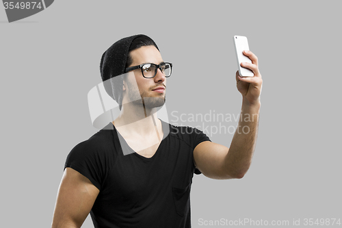 Image of Making a selfie