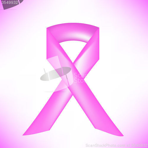 Image of Breast Cancer Awareness Pink Ribbon