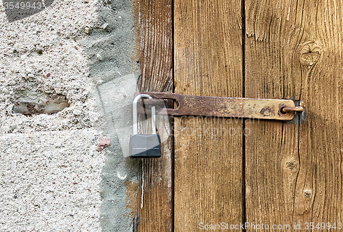 Image of old closed doors