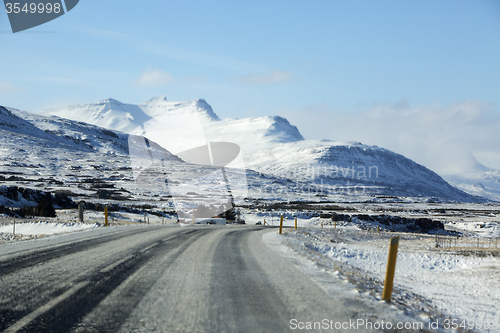 Image of Ring road in Iceland, spring