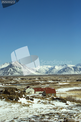 Image of Small houses at the East coast of Iceland