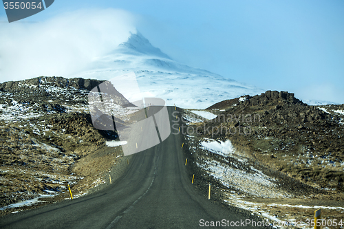 Image of Ring road in Iceland, spring