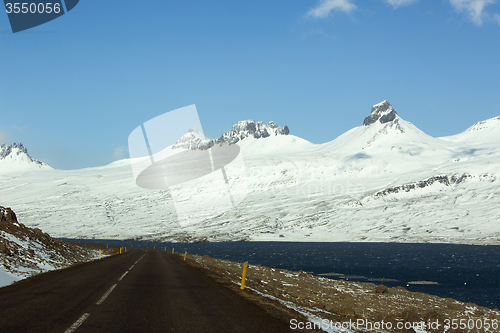 Image of Ring road in Iceland, spring