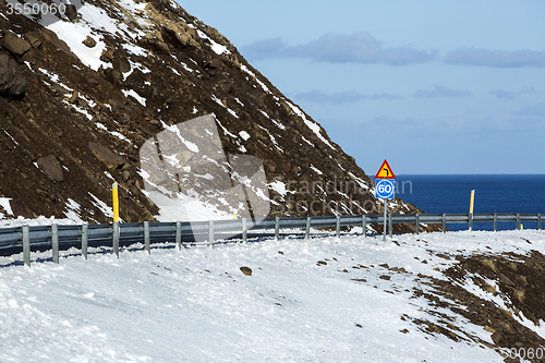 Image of Ring road in Iceland, spring