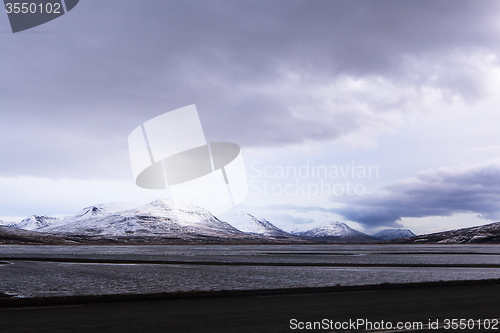 Image of Volcanic mountain landscape in Iceland