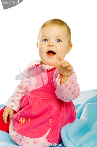 Image of Cheerful baby girl