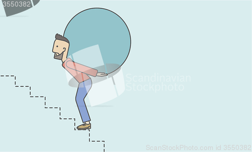 Image of Man carrying ball.