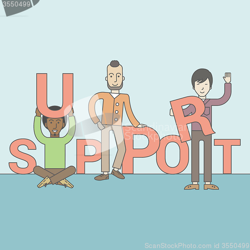 Image of Business support.